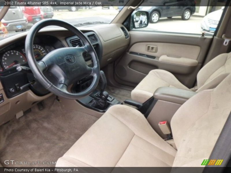 Imperial Jade Mica / Oak 2002 Toyota 4Runner SR5 4x4
