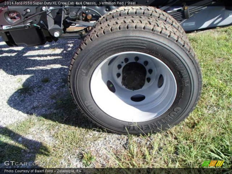 Vermillion Red / Steel 2014 Ford F550 Super Duty XL Crew Cab 4x4 Chassis