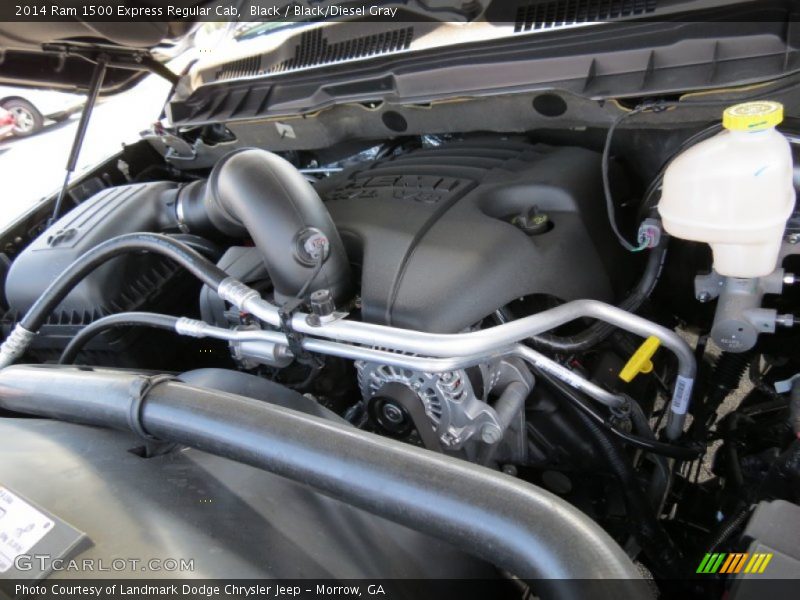 Black / Black/Diesel Gray 2014 Ram 1500 Express Regular Cab