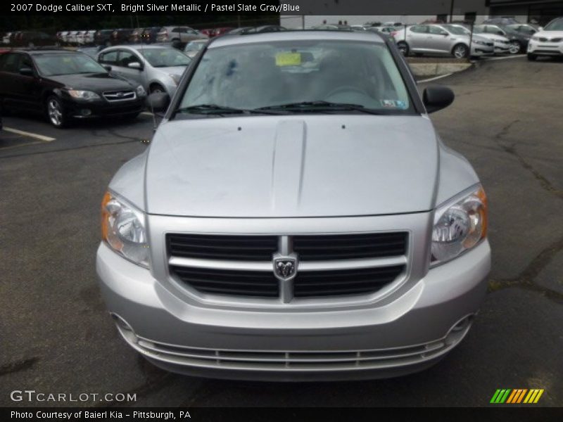 Bright Silver Metallic / Pastel Slate Gray/Blue 2007 Dodge Caliber SXT