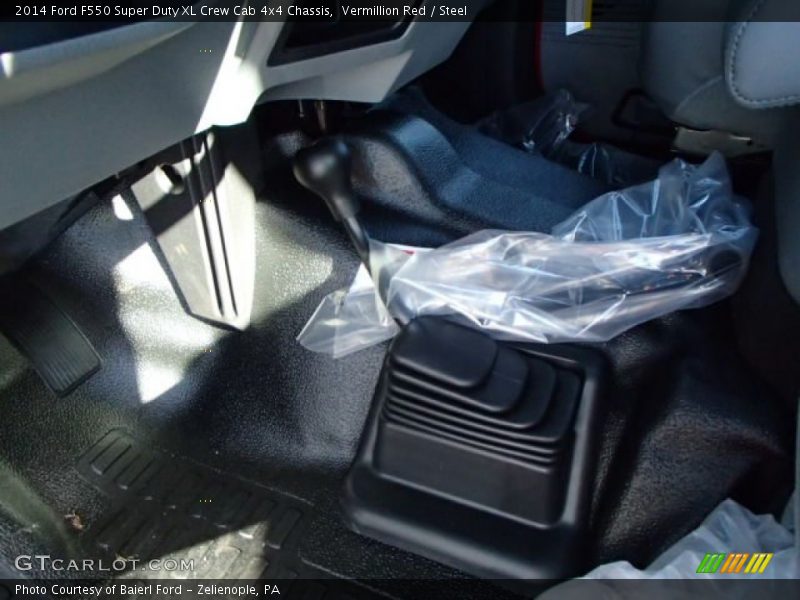 Vermillion Red / Steel 2014 Ford F550 Super Duty XL Crew Cab 4x4 Chassis