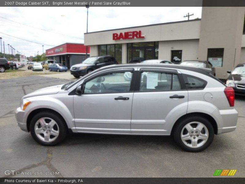 Bright Silver Metallic / Pastel Slate Gray/Blue 2007 Dodge Caliber SXT