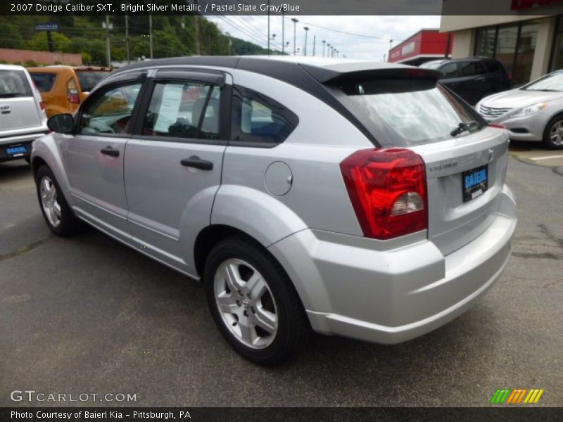 Bright Silver Metallic / Pastel Slate Gray/Blue 2007 Dodge Caliber SXT