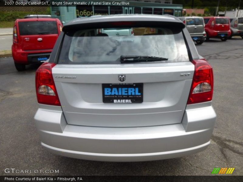 Bright Silver Metallic / Pastel Slate Gray/Blue 2007 Dodge Caliber SXT