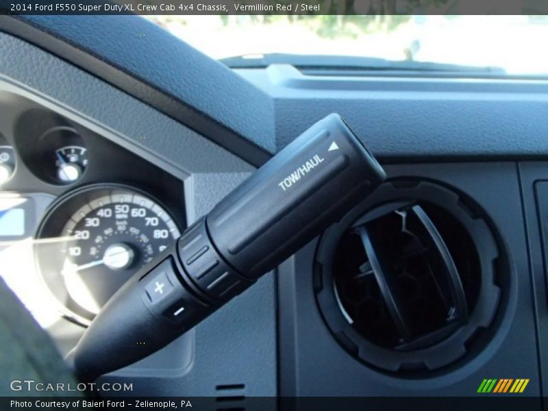 Vermillion Red / Steel 2014 Ford F550 Super Duty XL Crew Cab 4x4 Chassis