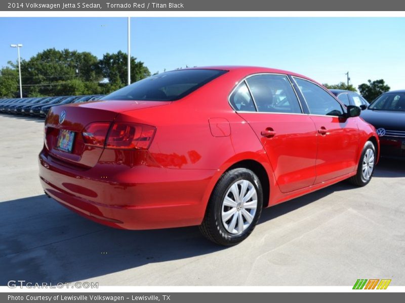Tornado Red / Titan Black 2014 Volkswagen Jetta S Sedan
