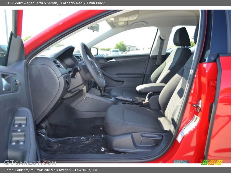 Tornado Red / Titan Black 2014 Volkswagen Jetta S Sedan