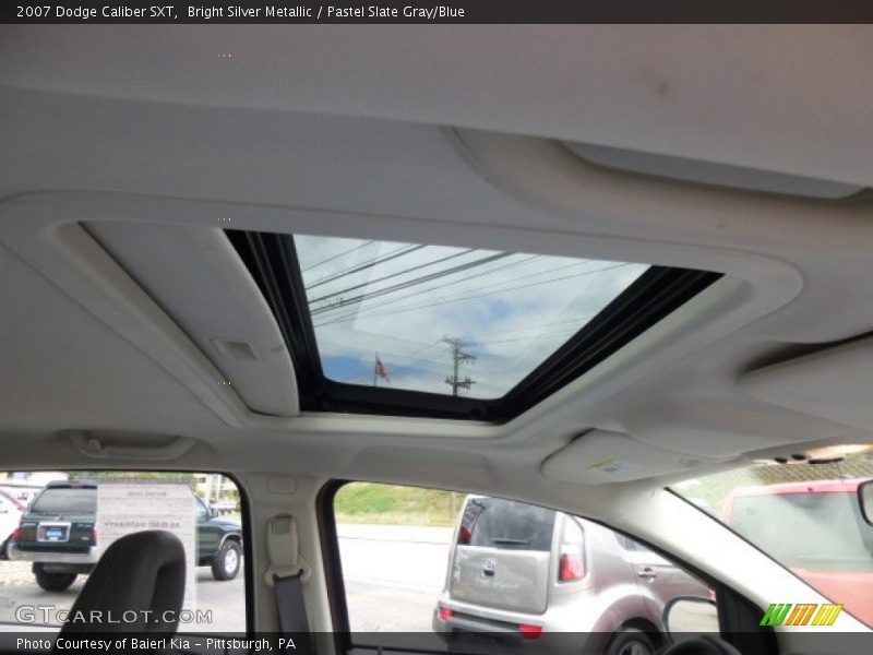 Bright Silver Metallic / Pastel Slate Gray/Blue 2007 Dodge Caliber SXT