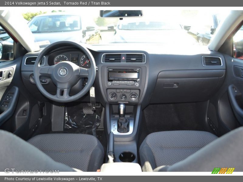 Tornado Red / Titan Black 2014 Volkswagen Jetta S Sedan