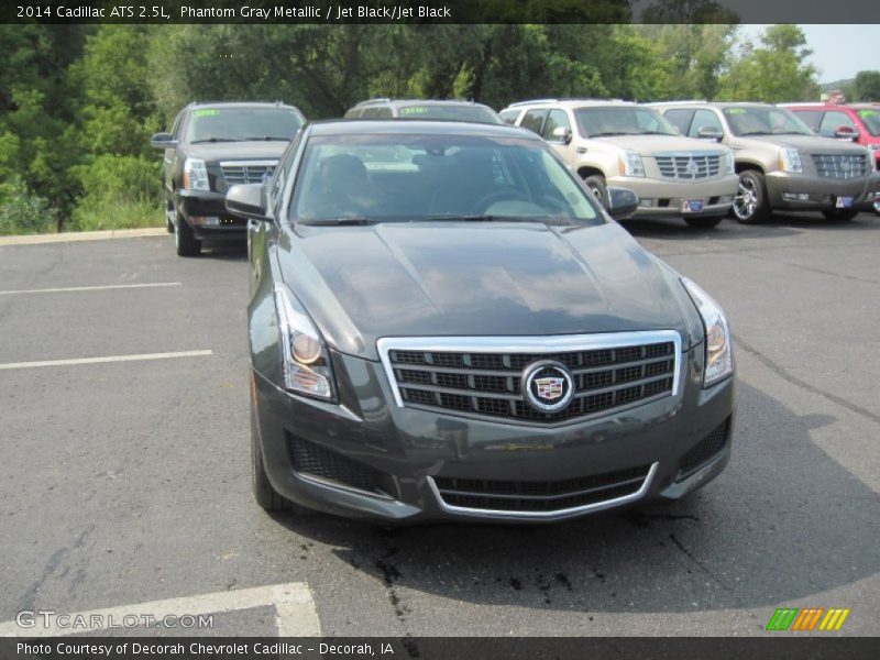 Phantom Gray Metallic / Jet Black/Jet Black 2014 Cadillac ATS 2.5L
