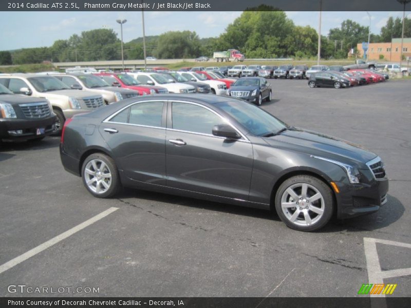 Phantom Gray Metallic / Jet Black/Jet Black 2014 Cadillac ATS 2.5L