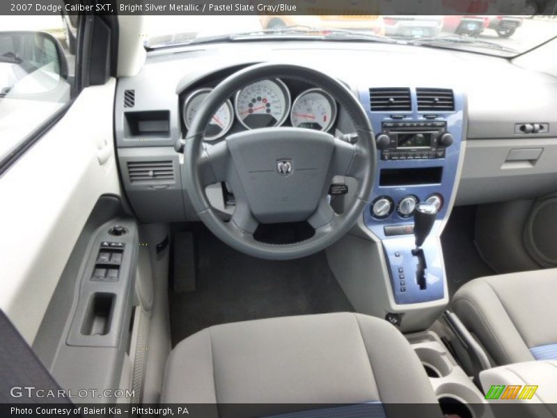 Bright Silver Metallic / Pastel Slate Gray/Blue 2007 Dodge Caliber SXT