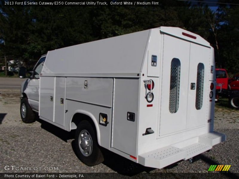 Oxford White / Medium Flint 2013 Ford E Series Cutaway E350 Commercial Utility Truck