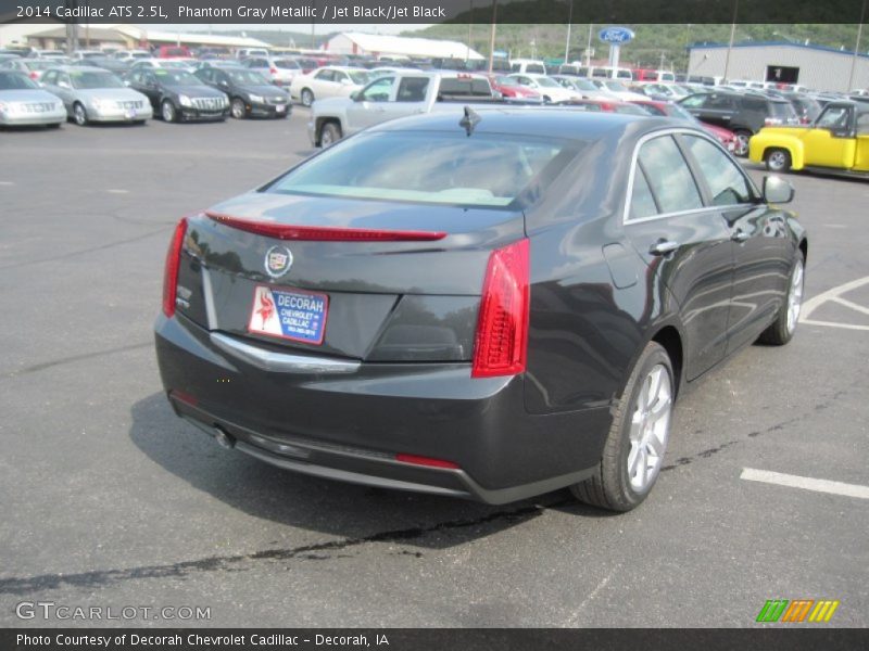 Phantom Gray Metallic / Jet Black/Jet Black 2014 Cadillac ATS 2.5L
