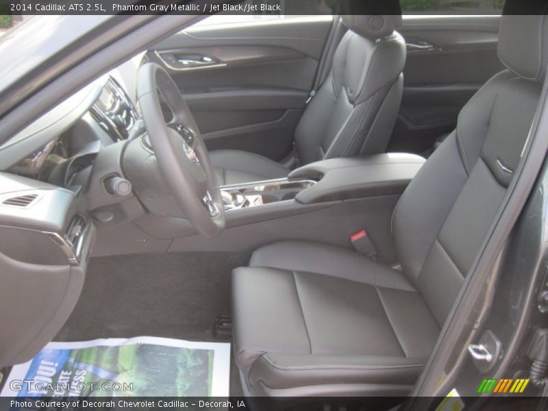 Phantom Gray Metallic / Jet Black/Jet Black 2014 Cadillac ATS 2.5L