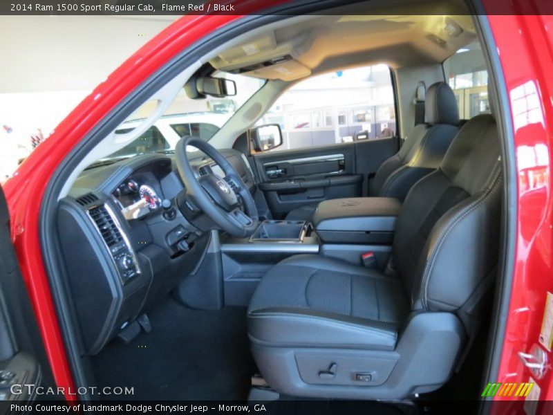 Front Seat of 2014 1500 Sport Regular Cab