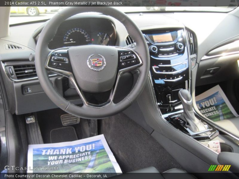 Phantom Gray Metallic / Jet Black/Jet Black 2014 Cadillac ATS 2.5L