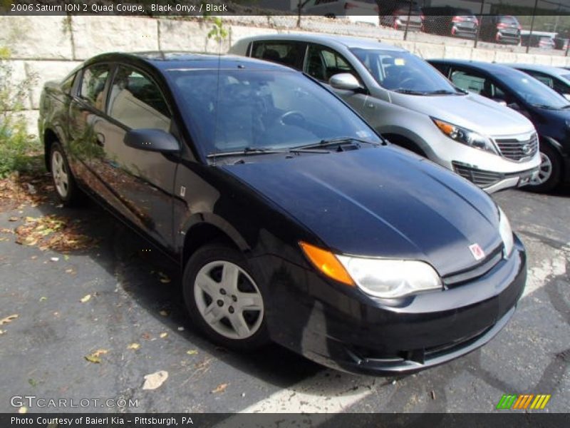 Black Onyx / Black 2006 Saturn ION 2 Quad Coupe