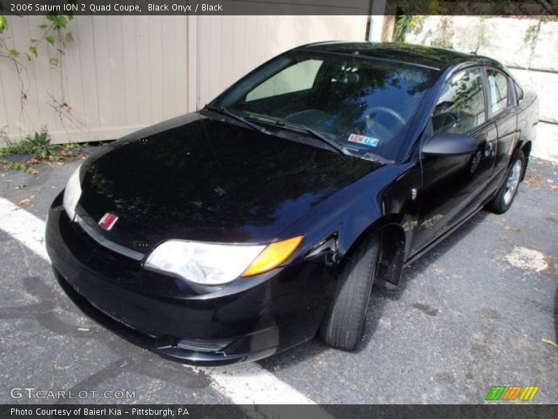 Black Onyx / Black 2006 Saturn ION 2 Quad Coupe