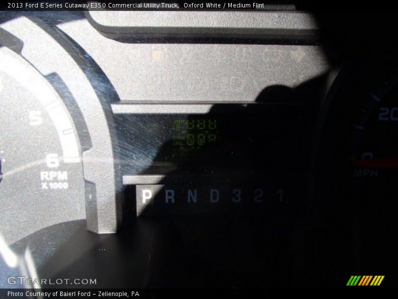 Oxford White / Medium Flint 2013 Ford E Series Cutaway E350 Commercial Utility Truck