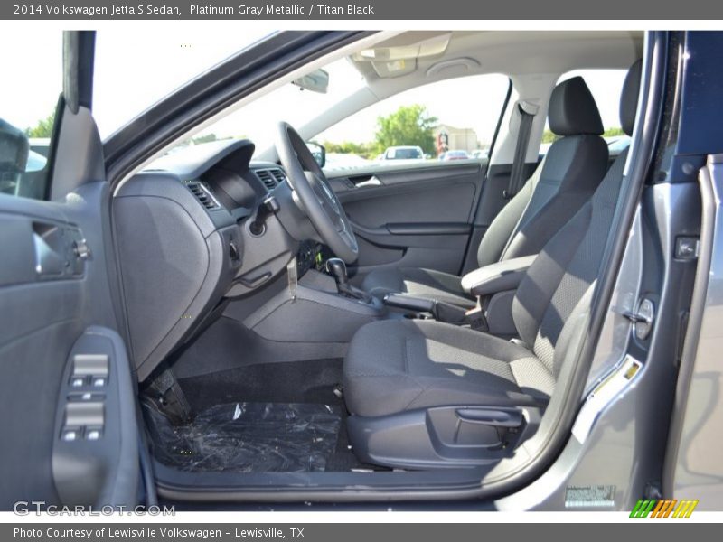 Platinum Gray Metallic / Titan Black 2014 Volkswagen Jetta S Sedan