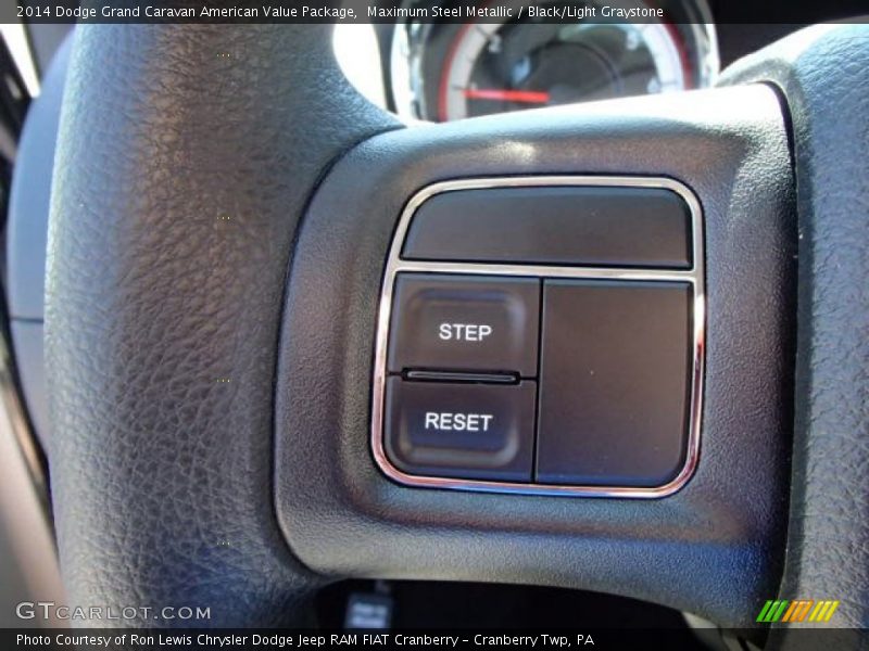 Maximum Steel Metallic / Black/Light Graystone 2014 Dodge Grand Caravan American Value Package