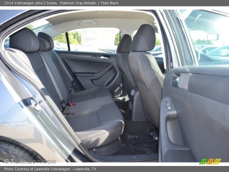 Platinum Gray Metallic / Titan Black 2014 Volkswagen Jetta S Sedan
