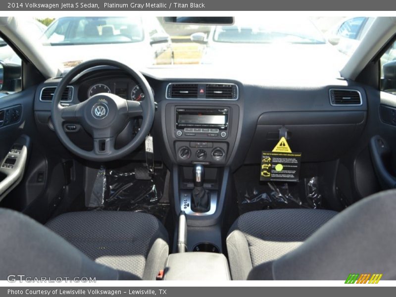 Platinum Gray Metallic / Titan Black 2014 Volkswagen Jetta S Sedan