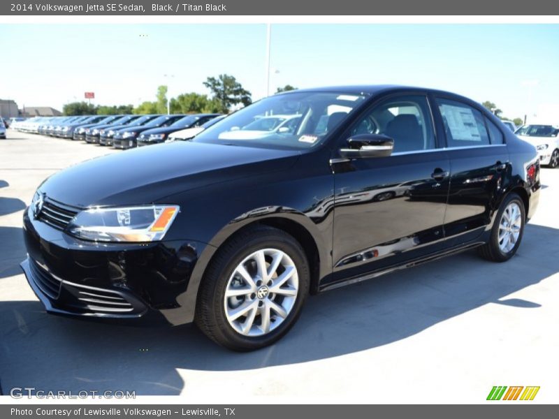 Black / Titan Black 2014 Volkswagen Jetta SE Sedan
