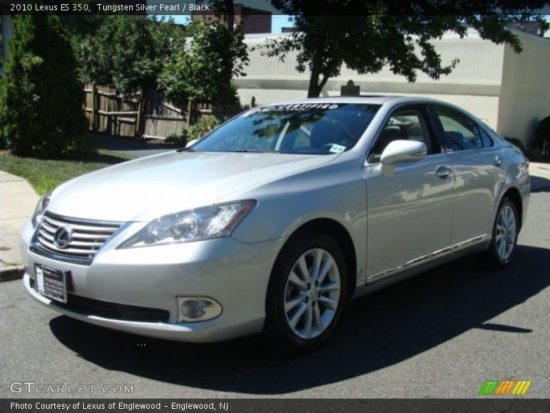 Tungsten Silver Pearl / Black 2010 Lexus ES 350