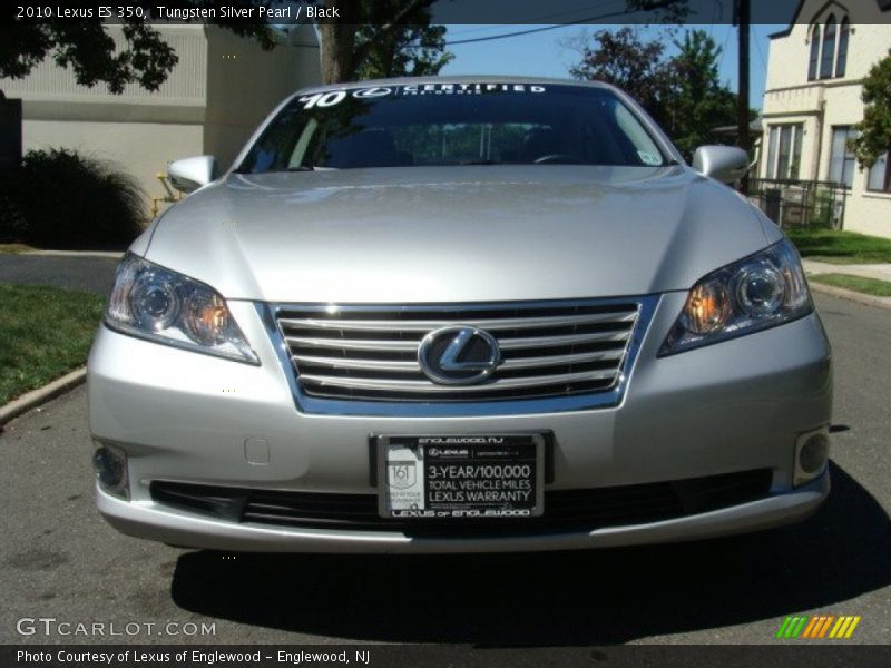 Tungsten Silver Pearl / Black 2010 Lexus ES 350