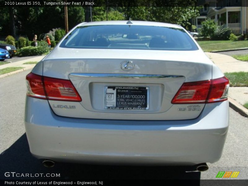 Tungsten Silver Pearl / Black 2010 Lexus ES 350