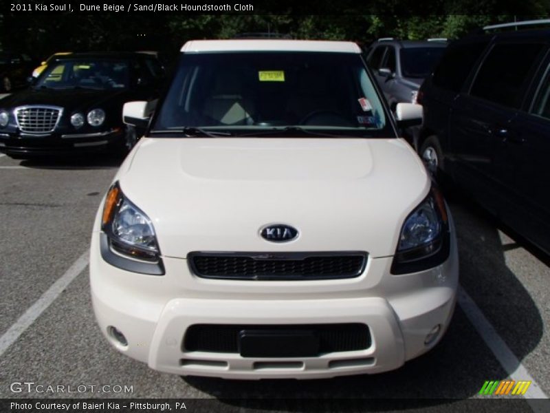 Dune Beige / Sand/Black Houndstooth Cloth 2011 Kia Soul !