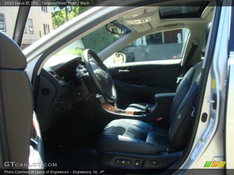 Tungsten Silver Pearl / Black 2010 Lexus ES 350