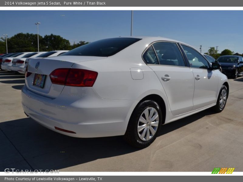 Pure White / Titan Black 2014 Volkswagen Jetta S Sedan