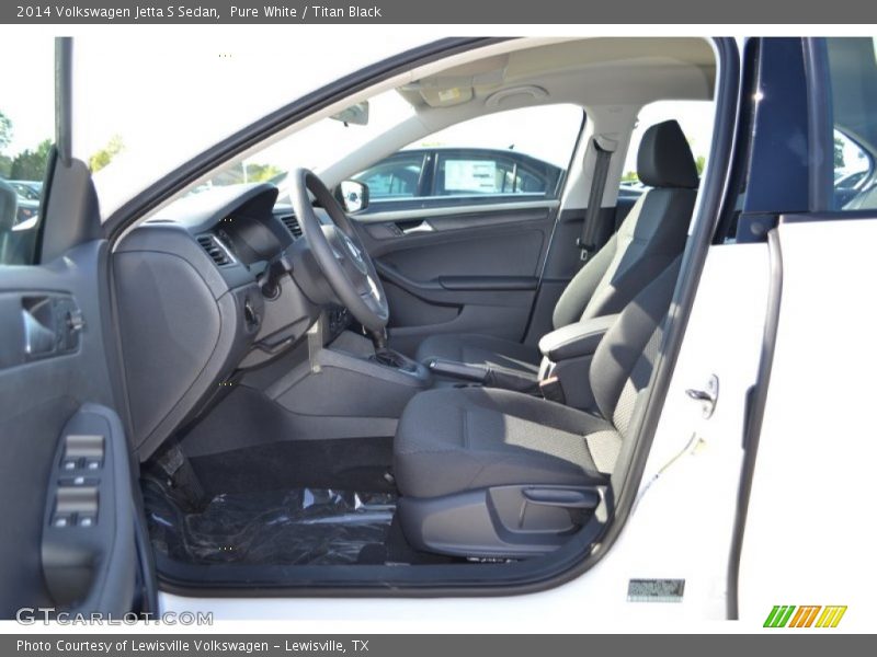 Pure White / Titan Black 2014 Volkswagen Jetta S Sedan