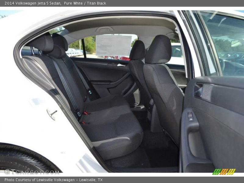 Pure White / Titan Black 2014 Volkswagen Jetta S Sedan