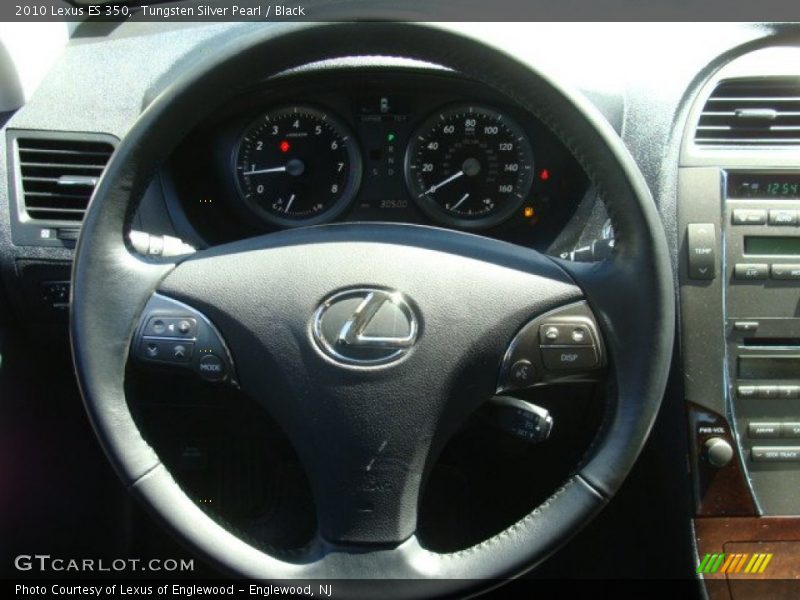 Tungsten Silver Pearl / Black 2010 Lexus ES 350