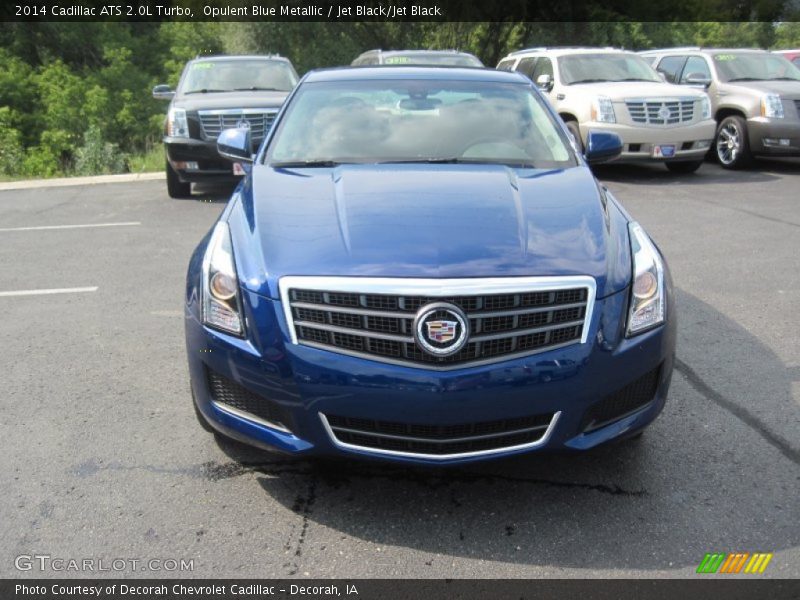 Opulent Blue Metallic / Jet Black/Jet Black 2014 Cadillac ATS 2.0L Turbo