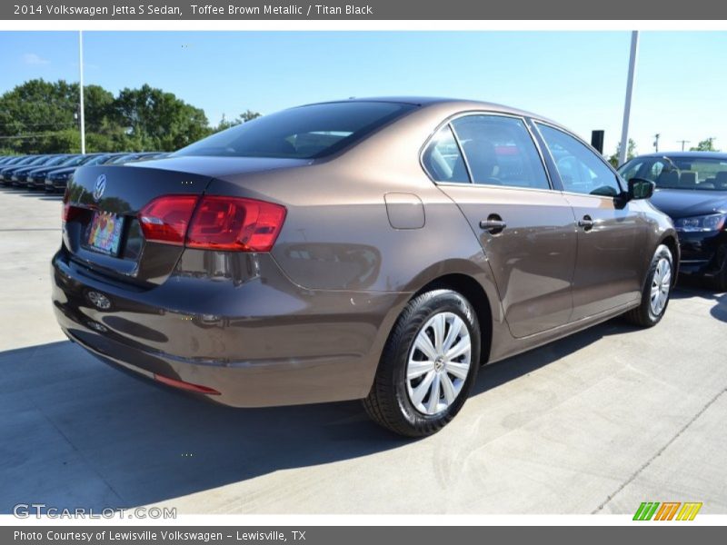 Toffee Brown Metallic / Titan Black 2014 Volkswagen Jetta S Sedan