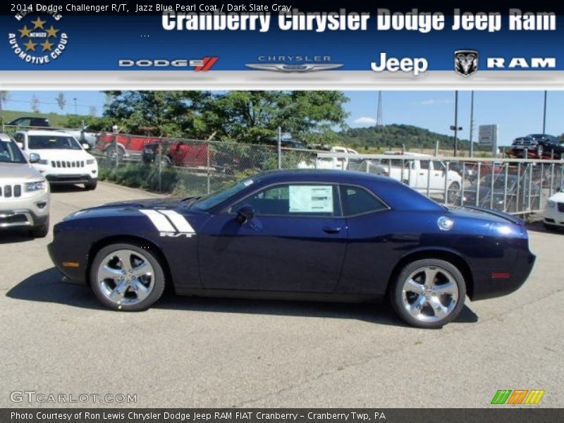Jazz Blue Pearl Coat / Dark Slate Gray 2014 Dodge Challenger R/T