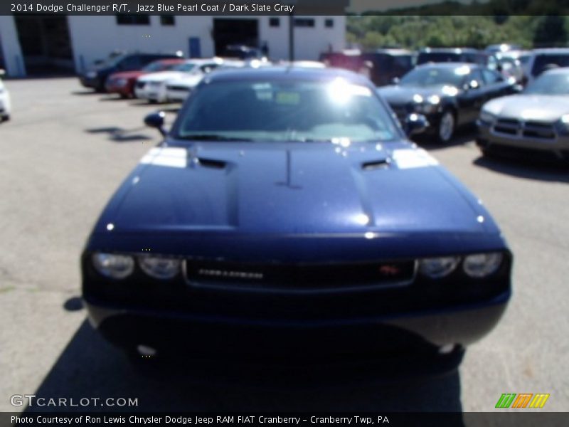 Jazz Blue Pearl Coat / Dark Slate Gray 2014 Dodge Challenger R/T