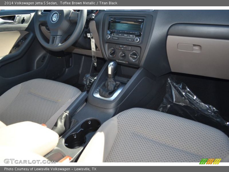 Toffee Brown Metallic / Titan Black 2014 Volkswagen Jetta S Sedan