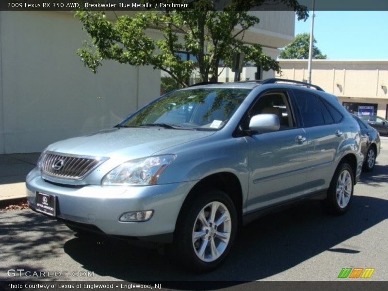 Breakwater Blue Metallic / Parchment 2009 Lexus RX 350 AWD