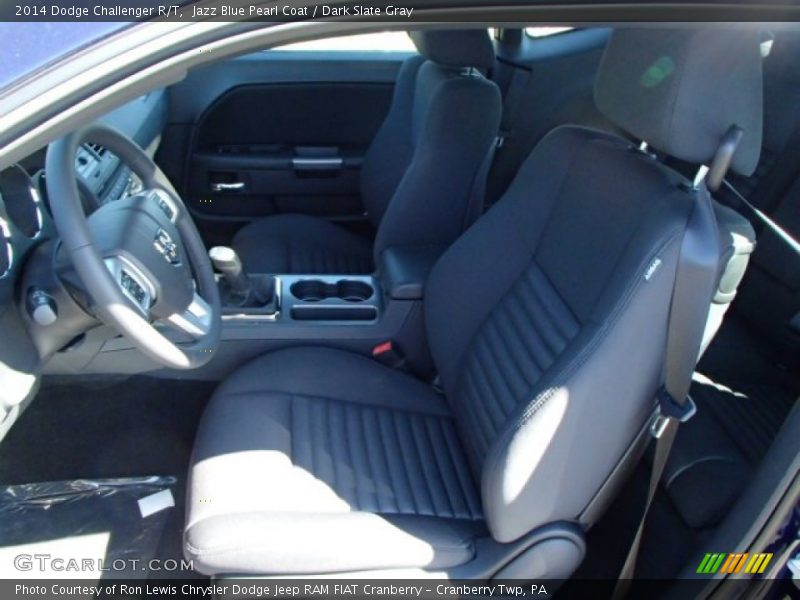 Jazz Blue Pearl Coat / Dark Slate Gray 2014 Dodge Challenger R/T