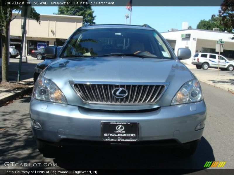 Breakwater Blue Metallic / Parchment 2009 Lexus RX 350 AWD