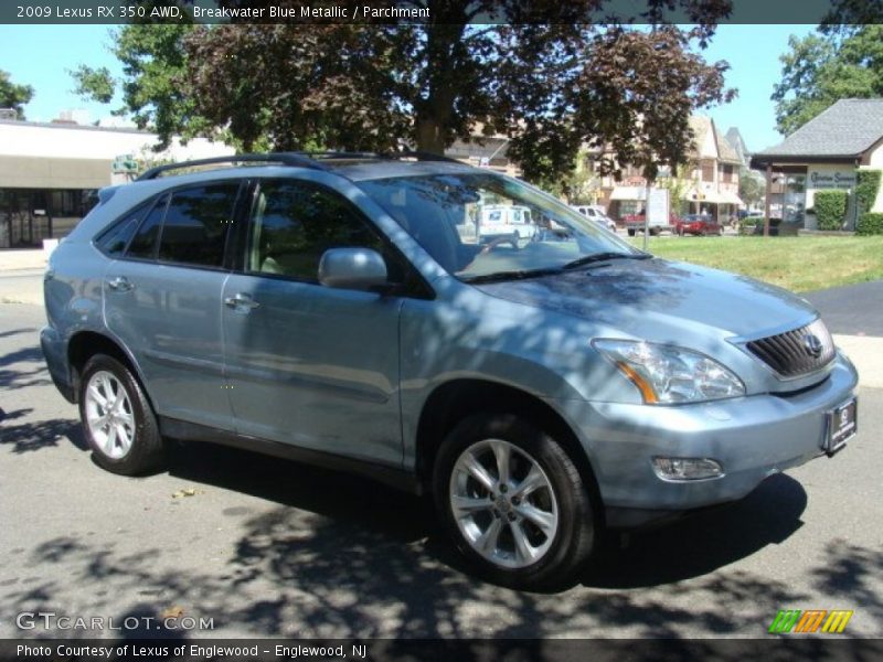 Breakwater Blue Metallic / Parchment 2009 Lexus RX 350 AWD