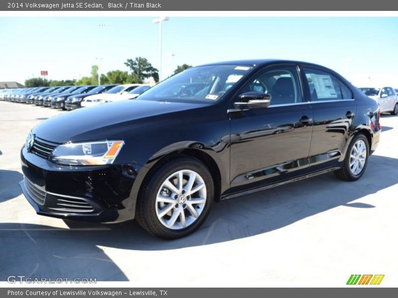 Black / Titan Black 2014 Volkswagen Jetta SE Sedan