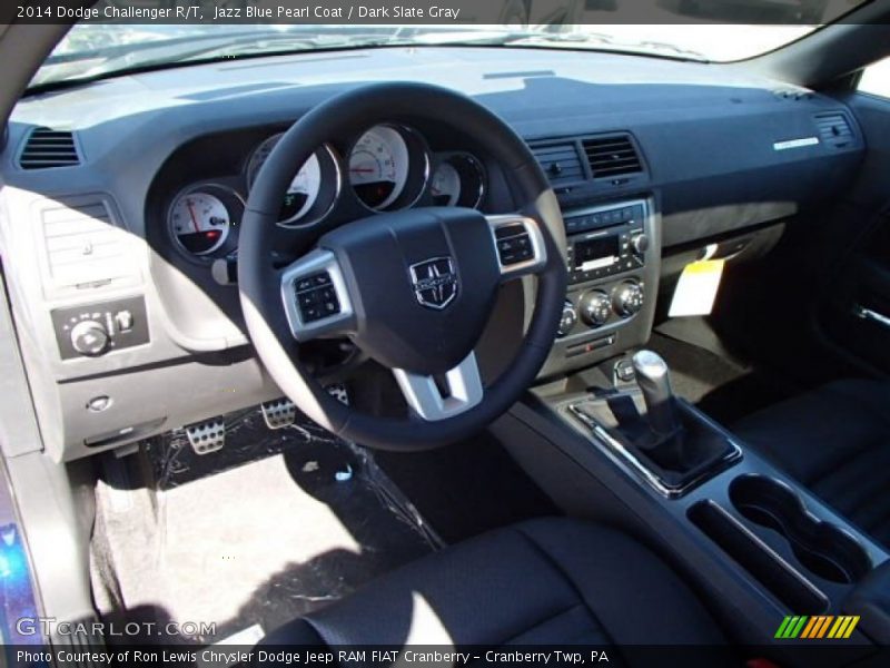 Jazz Blue Pearl Coat / Dark Slate Gray 2014 Dodge Challenger R/T