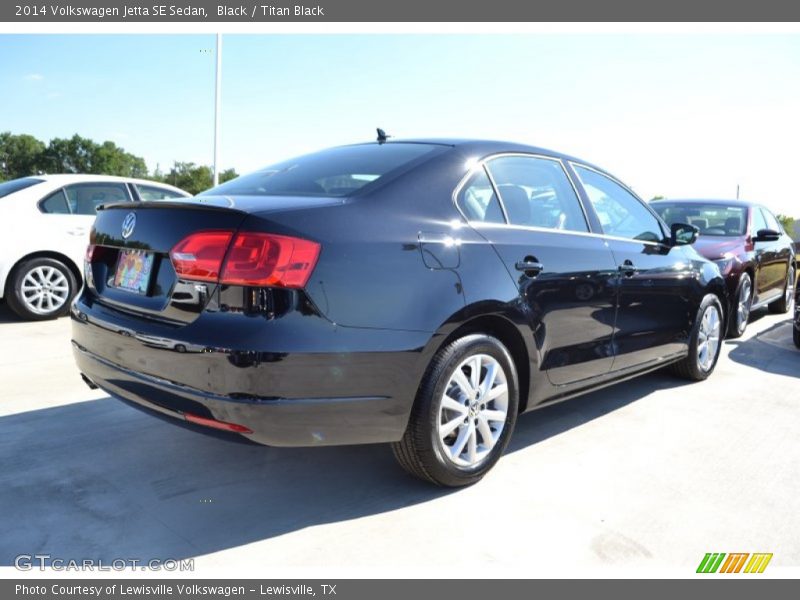 Black / Titan Black 2014 Volkswagen Jetta SE Sedan
